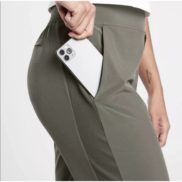 Brooklyn Ankle Pant Size 8 Mountain Olive Travel Casual - Picture 3 of 12